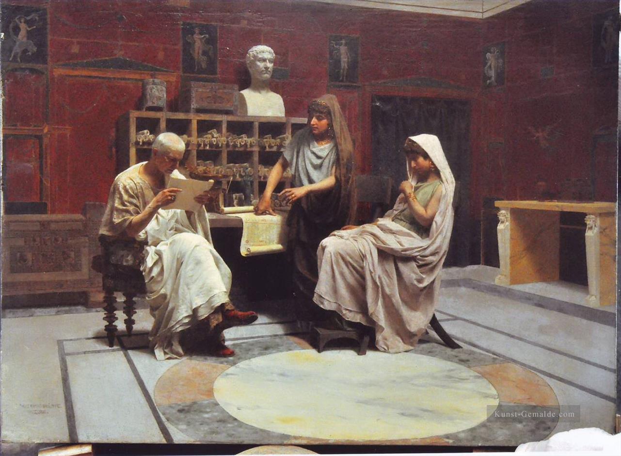 In der Werkstatt Stephan Bakalowicz Das antike Rom Ölgemälde